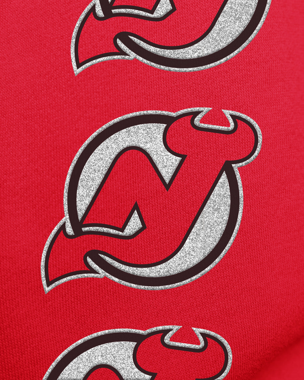 NEW JERSEY DEVILS GO BIG '47 OVERSIZED CREW WOMENS RED
