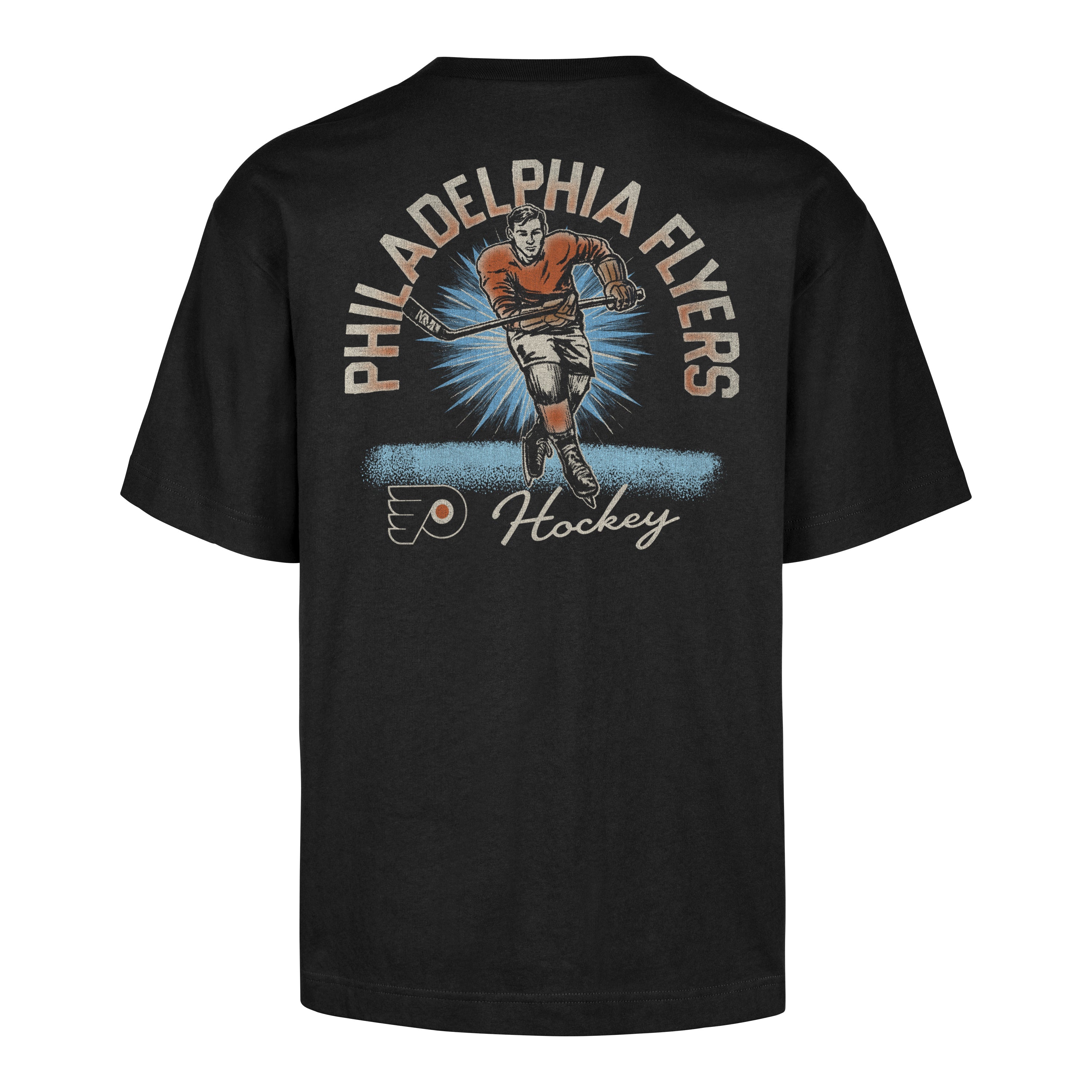 PHILADELPHIA FLYERS GAME ON '47 FOUNDATION TEE BLACK