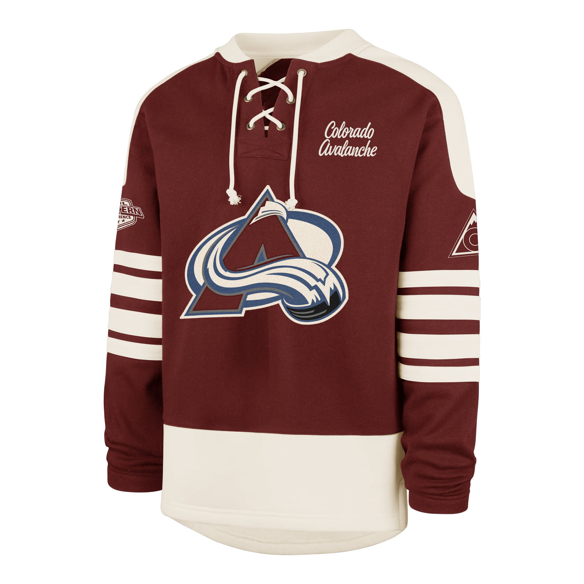 COLORADO AVALANCHE SWEEP CHECK '47 ETERNAL LACER CARDINAL