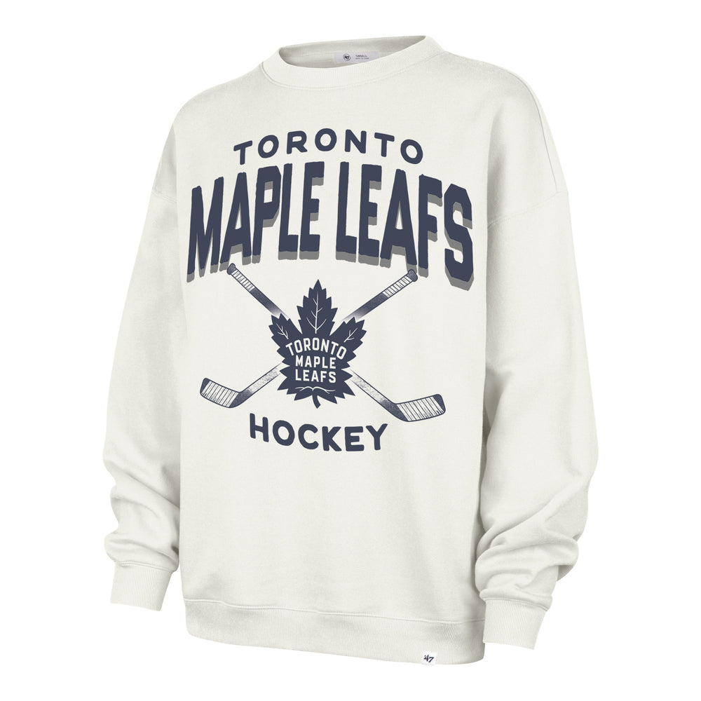 TORONTO MAPLE LEAFS ARCH CLOUD '47 OVERSIZED CREW WOMENS SANDSTONE