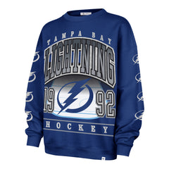 TAMPA BAY LIGHTNING GO BIG '47 OVERSIZED CREW WOMENS ROYAL