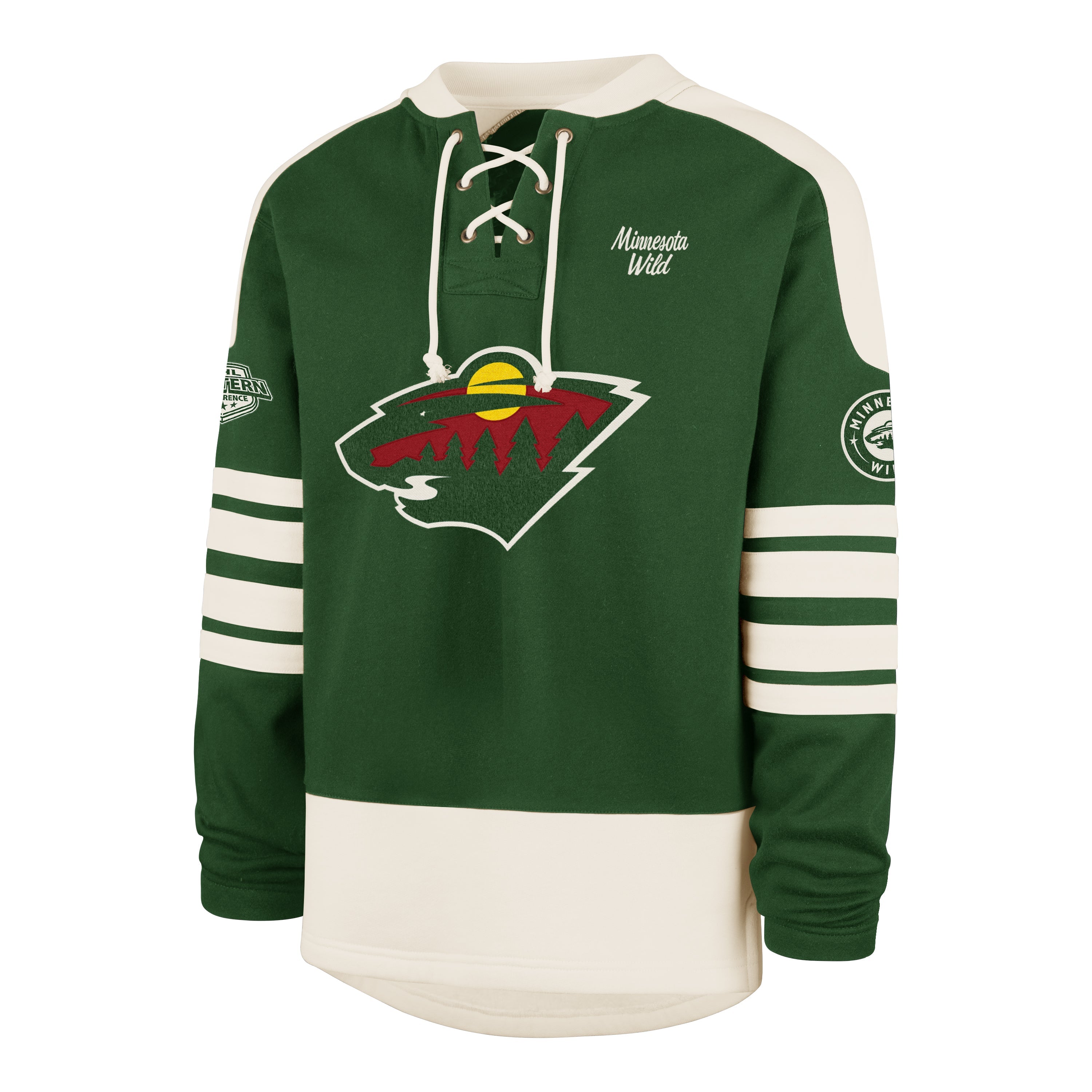 MINNESOTA WILD SWEEP CHECK '47 ETERNAL LACER DARK GREEN