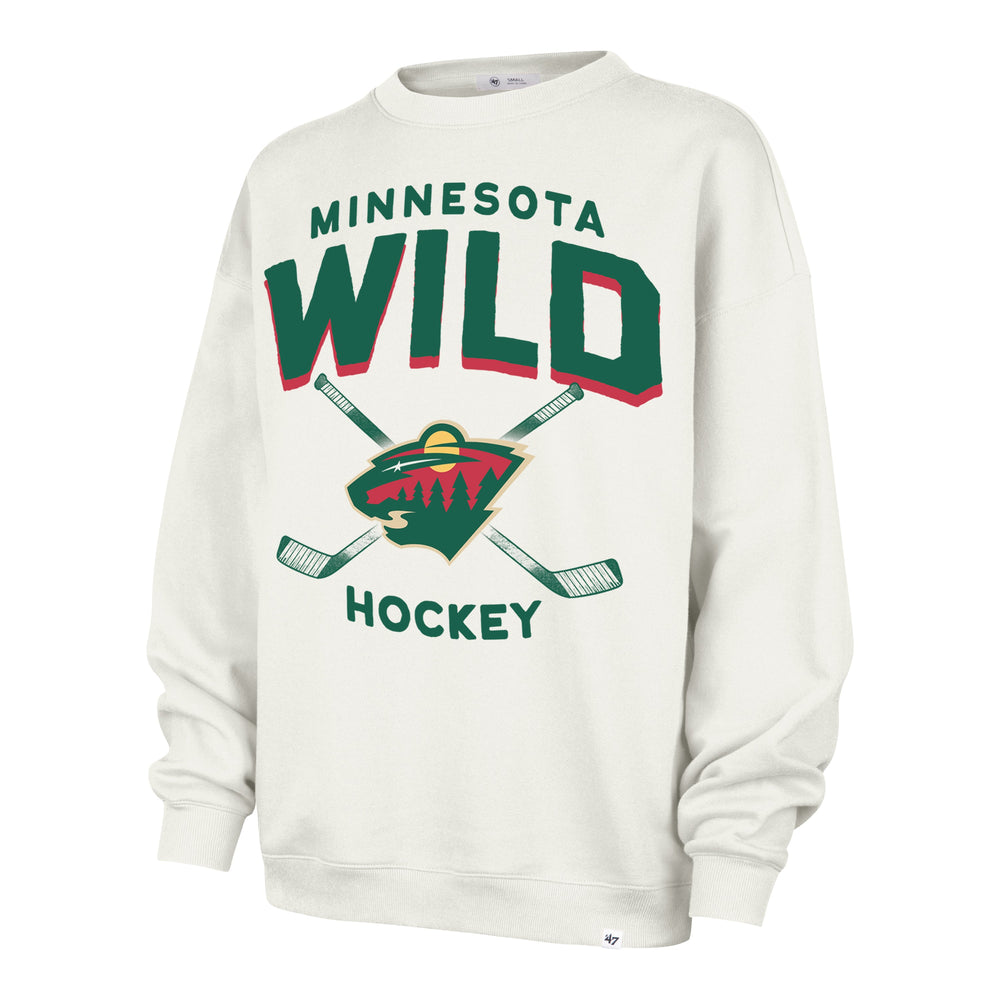 MINNESOTA WILD ARCH CLOUD '47 OVERSIZED CREW WOMENS SANDSTONE