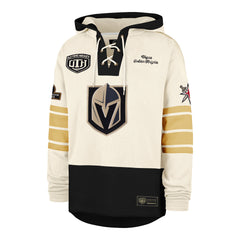 OLD TIME HOCKEY VEGAS GOLDEN KNIGHTS PUCK DROP '47 DUAL HERITAGE LACER CREAM