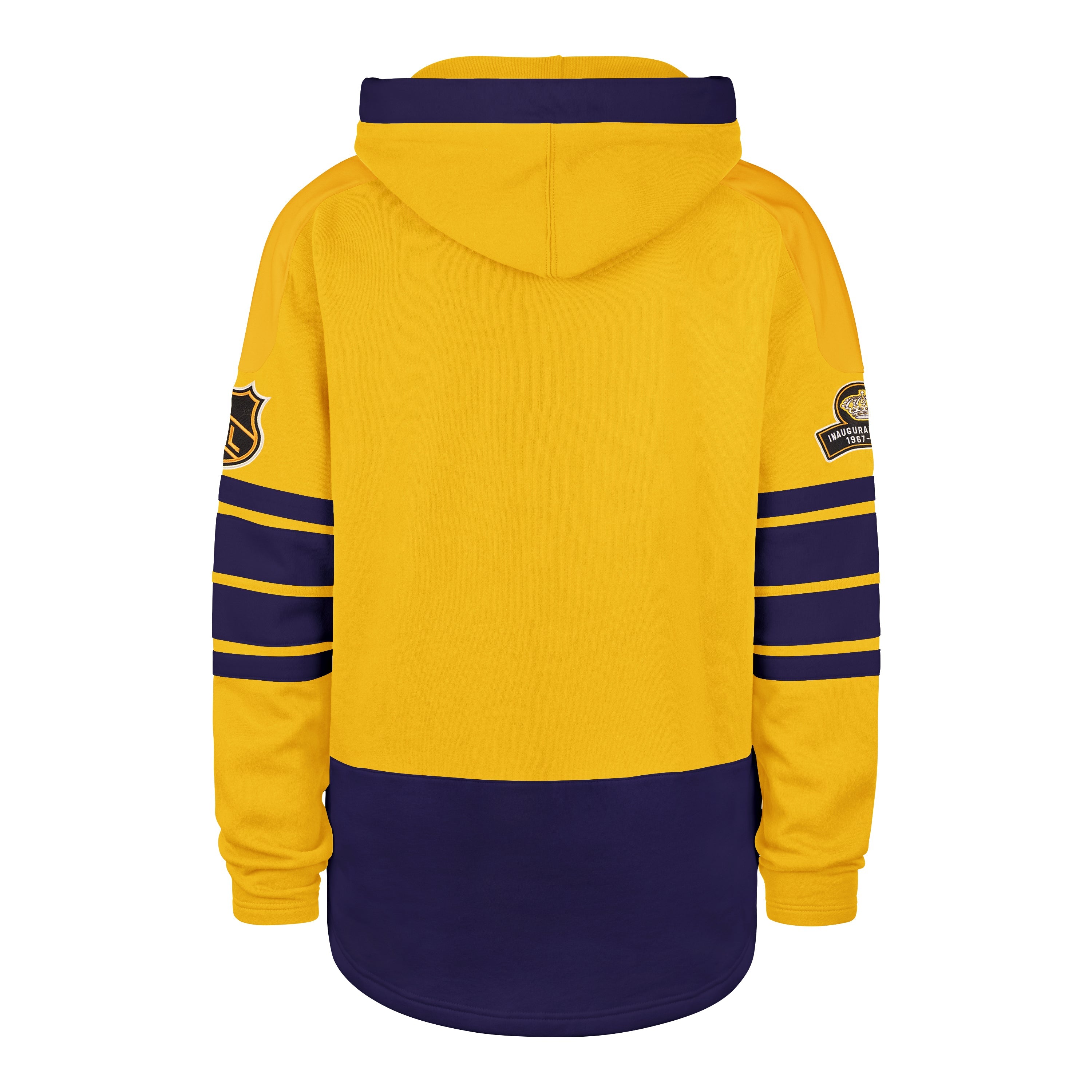 OLD TIME HOCKEY LOS ANGELES KINGS VINTAGE PUCK DROP DUAL '47 HERITAGE LACER GALLEY GOLD