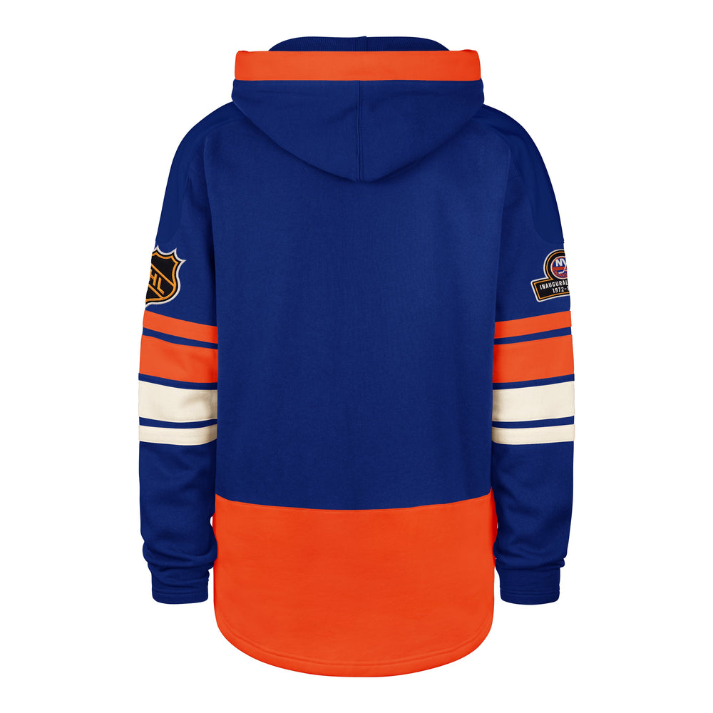 OLD TIME HOCKEY NEW YORK ISLANDERS VINTAGE PUCK DROP DUAL '47 HERITAGE LACER ROYAL