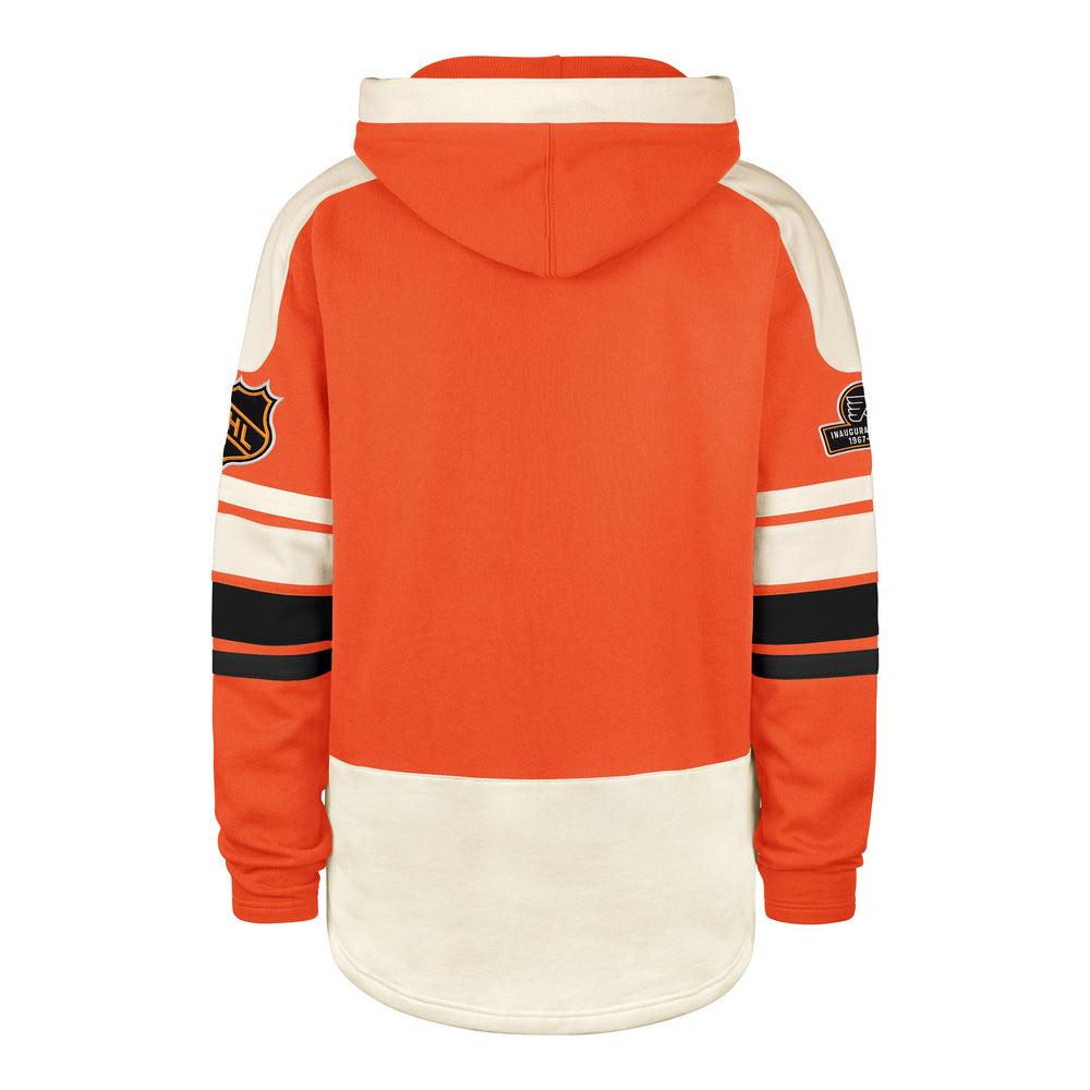 OLD TIME HOCKEY PHILADELPHIA FLYERS VINTAGE PUCK DROP DUAL '47 HERITAGE LACER ORANGE