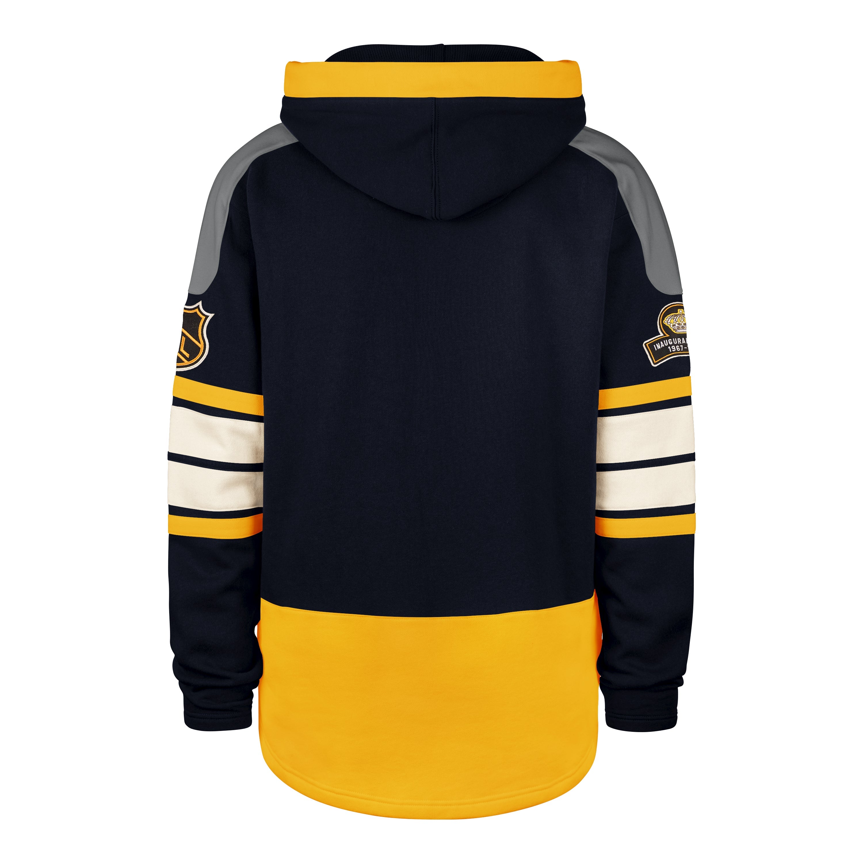 OLD TIME HOCKEY NASHVILLE PREDATORS VINTAGE PUCK DROP DUAL '47 HERITAGE LACER FALL NAVY