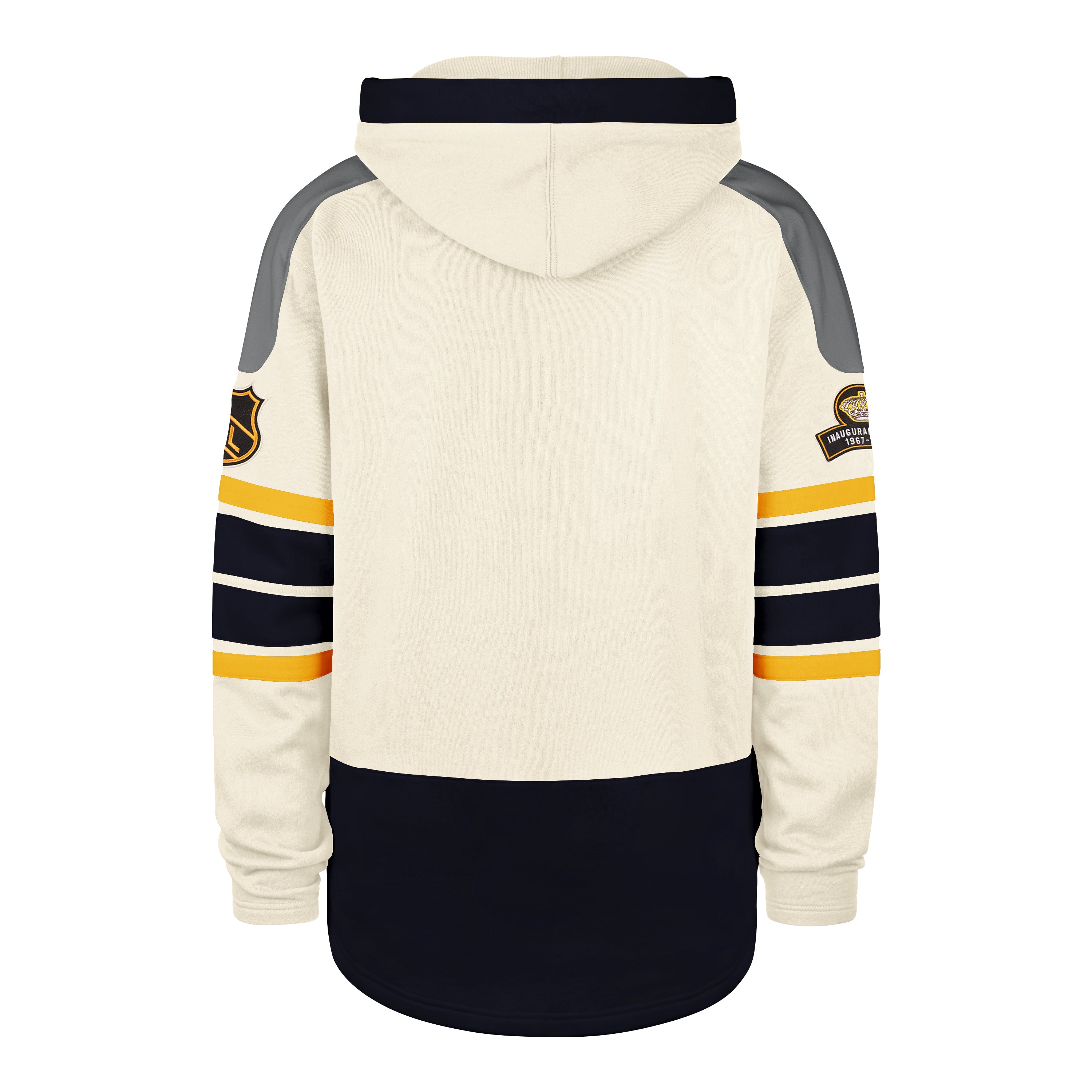 OLD TIME HOCKEY NASHVILLE PREDATORS VINTAGE PUCK DROP DUAL '47 HERITAGE LACER CREAM