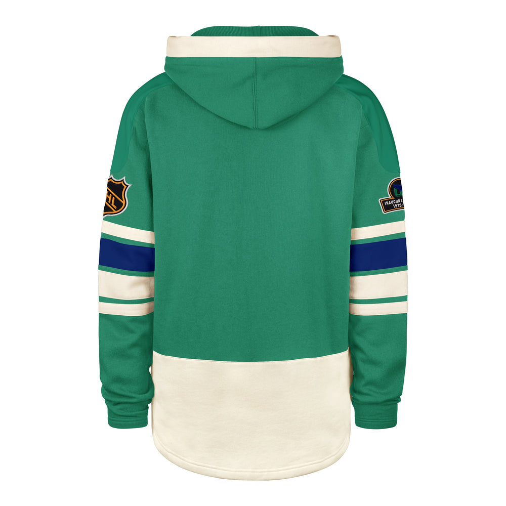 OLD TIME HOCKEY HARTFORD WHALERS VINTAGE PUCK DROP DUAL '47 HERITAGE LACER KELLY