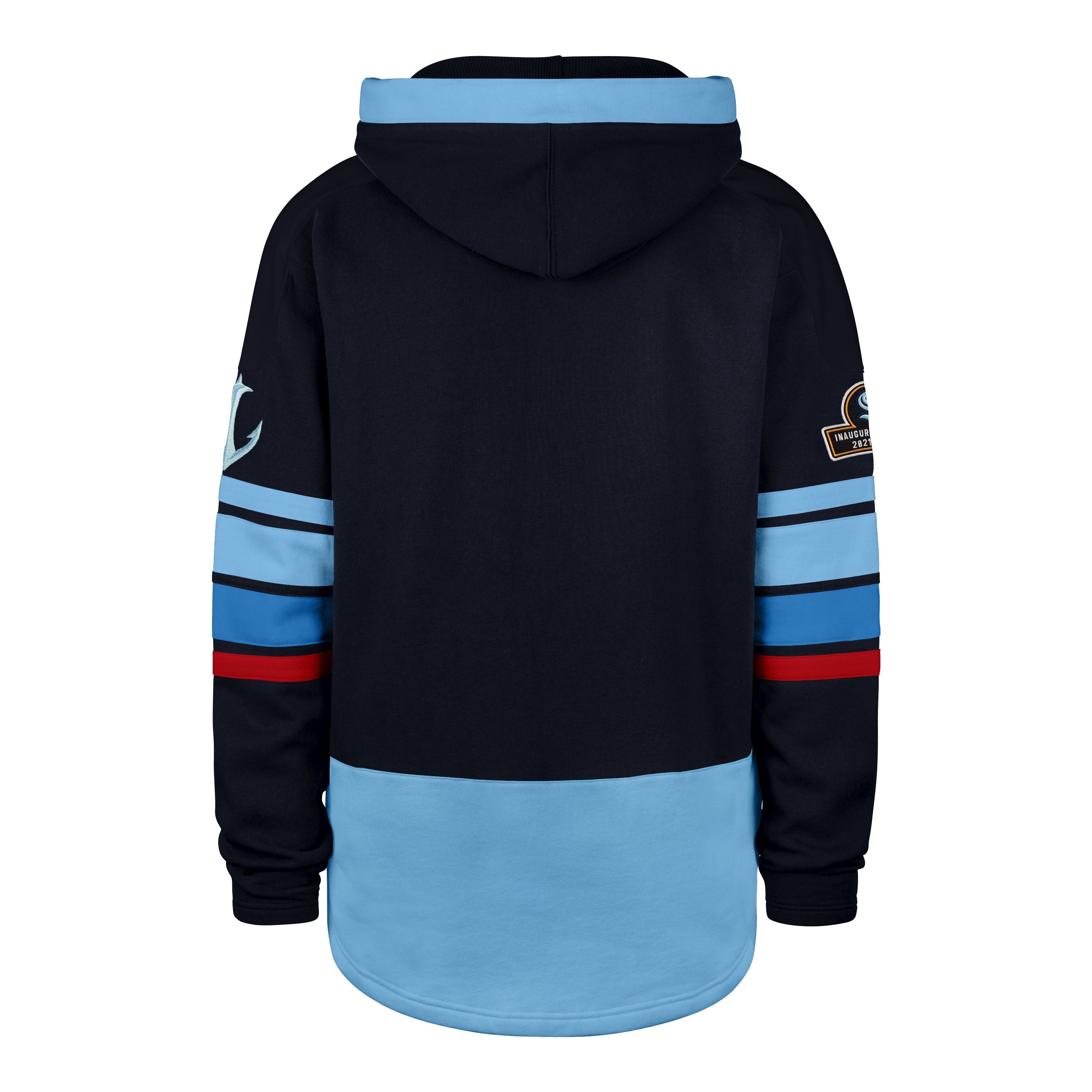 OLD TIME HOCKEY SEATTLE KRAKEN PUCK DROP DUAL '47 HERITAGE LACER FALL NAVY