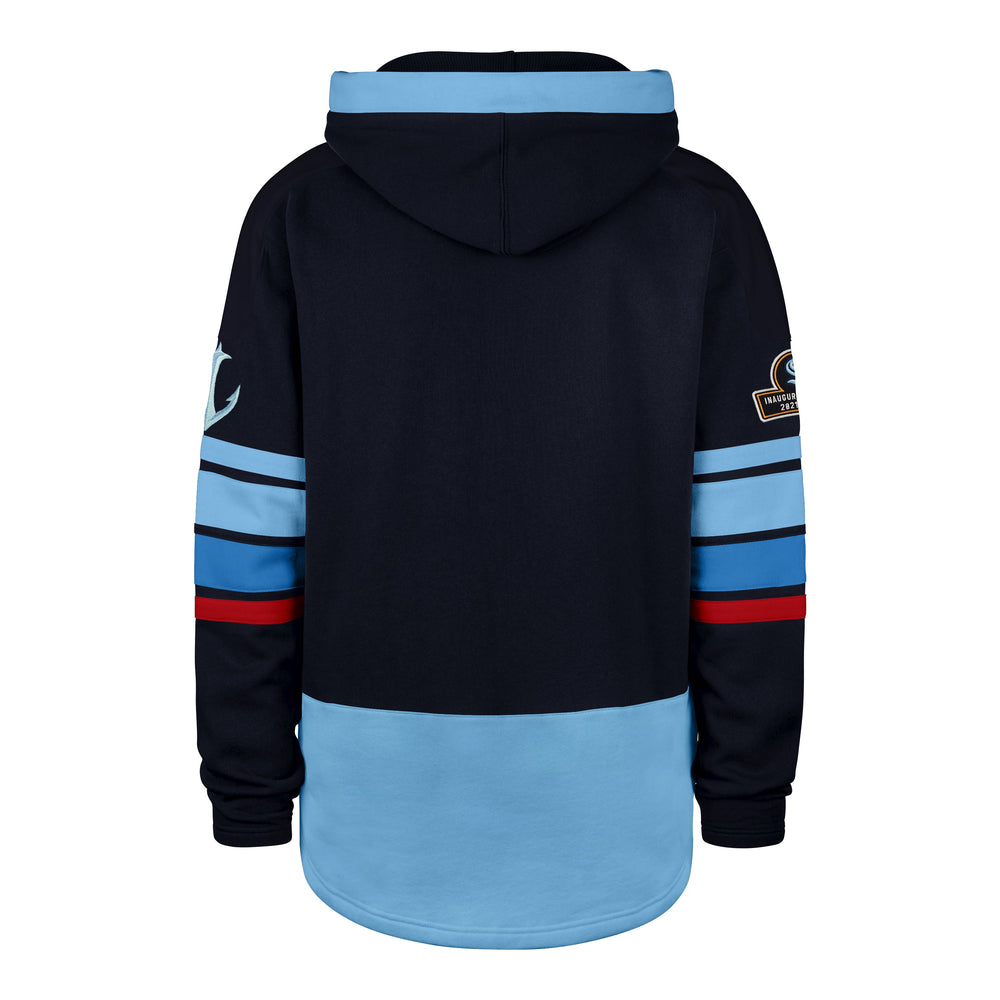 OLD TIME HOCKEY SEATTLE KRAKEN PUCK DROP DUAL '47 HERITAGE LACER FALL NAVY