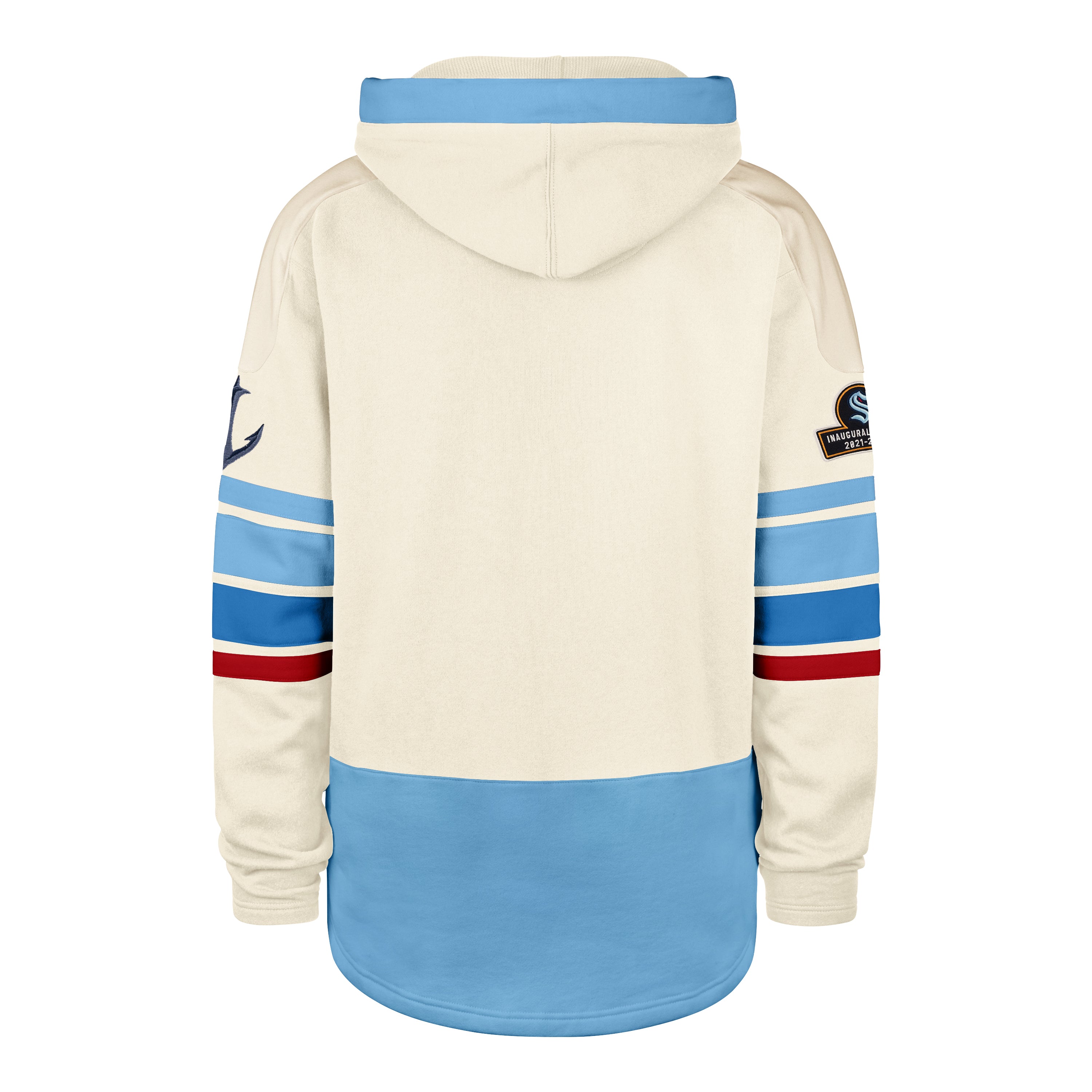 OLD TIME HOCKEY SEATTLE KRAKEN PUCK DROP DUAL '47 HERITAGE LACER CREAM