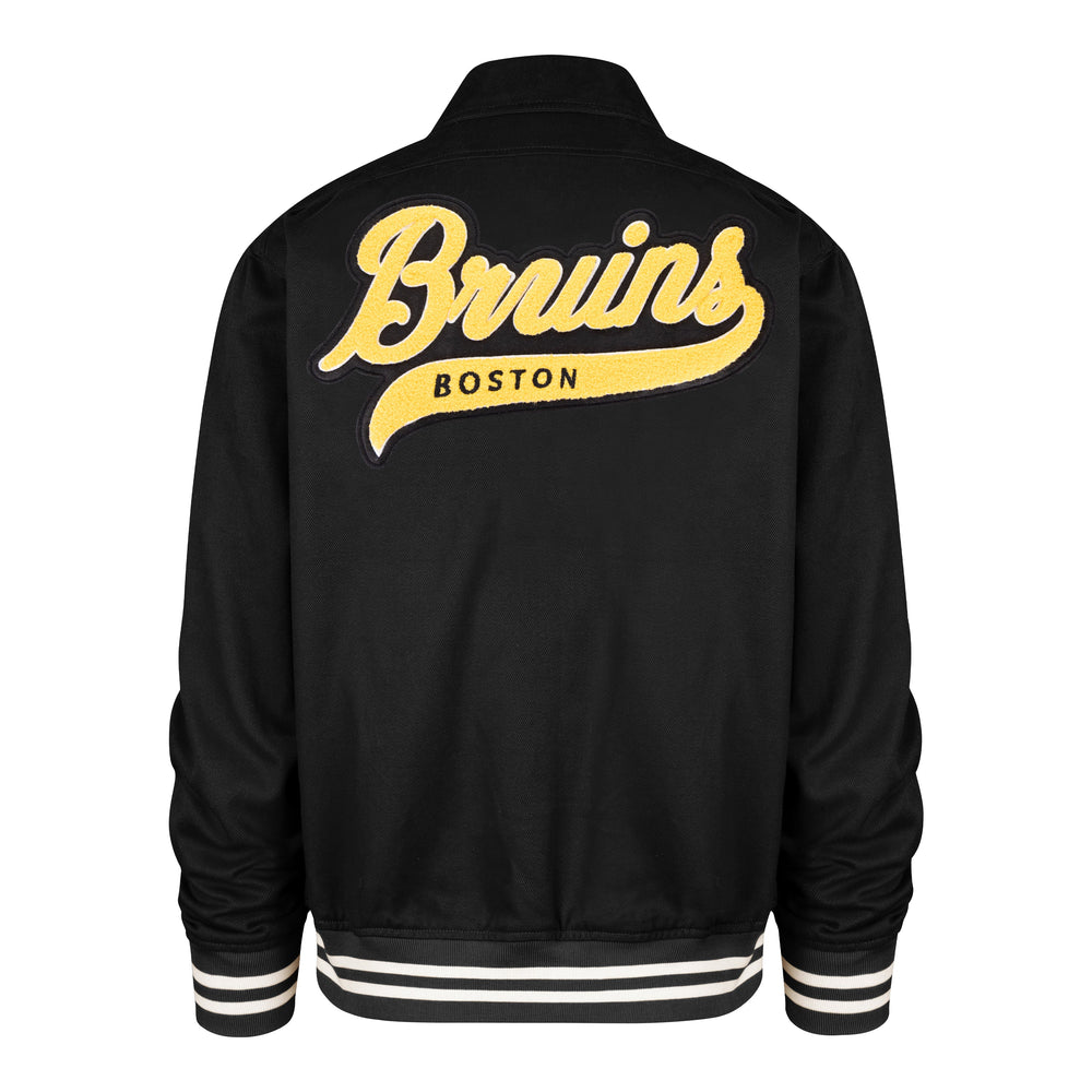 BOSTON BRUINS VINTAGE HADDEY '47 HOMESTEAD JACKET BLACK