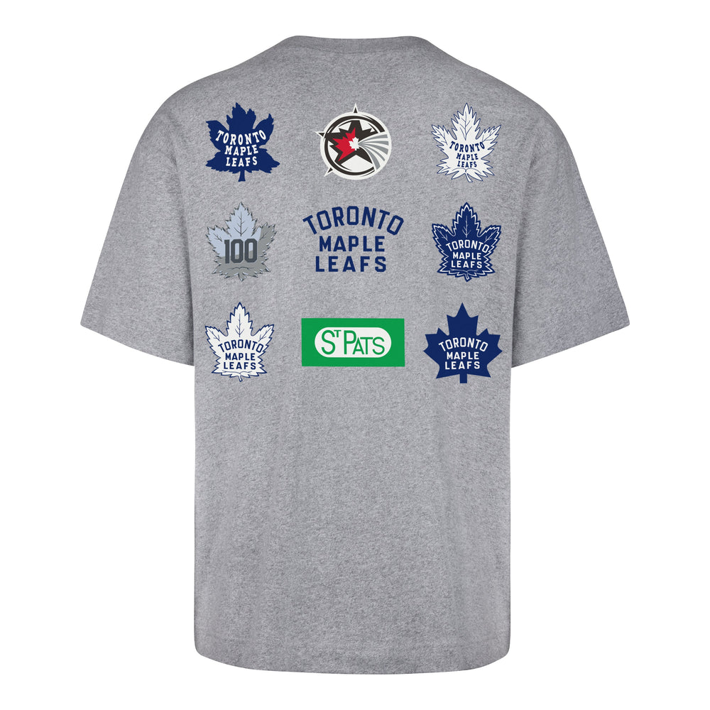 TORONTO MAPLE LEAFS VINTAGE HISTORY LOCK '47 FOUNDATION TEE QUARTZ GREY