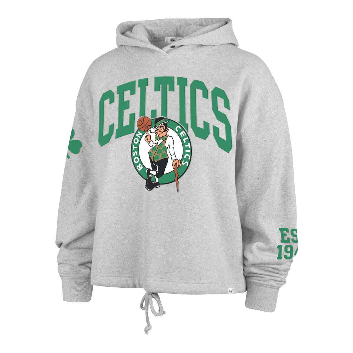 BOSTON CELTICS HIGH HOPES '47 VENICE HOOD WOMENS RELAY GREY