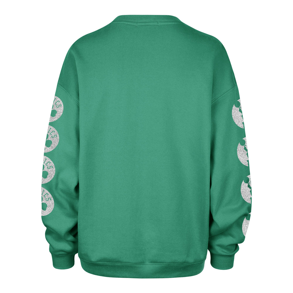 BOSTON CELTICS GO BIG '47 OVERSIZED CREW WOMENS KELLY