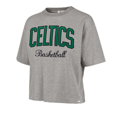 BOSTON CELTICS PIVOT DROP NEEDLE '47 CITY TEE WOMENS SLATE GREY