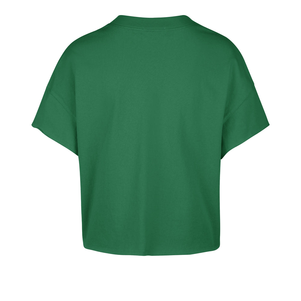BOSTON CELTICS ELATION OVERSIZED '47 NOTCH NECK TEE WOMENS KELLY