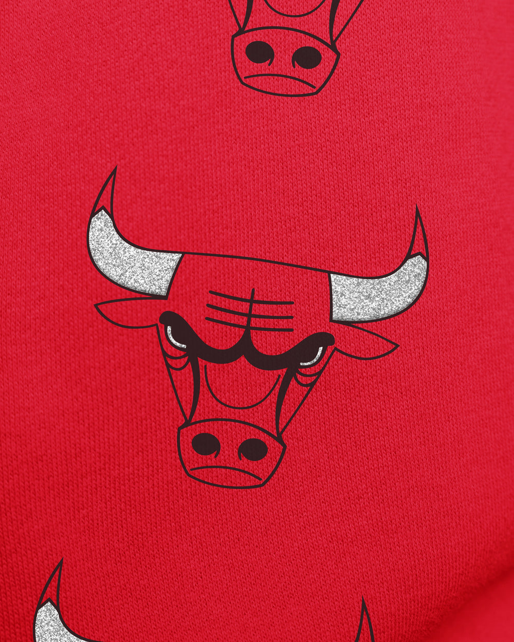 CHICAGO BULLS GO BIG '47 OVERSIZED CREW WOMENS RED