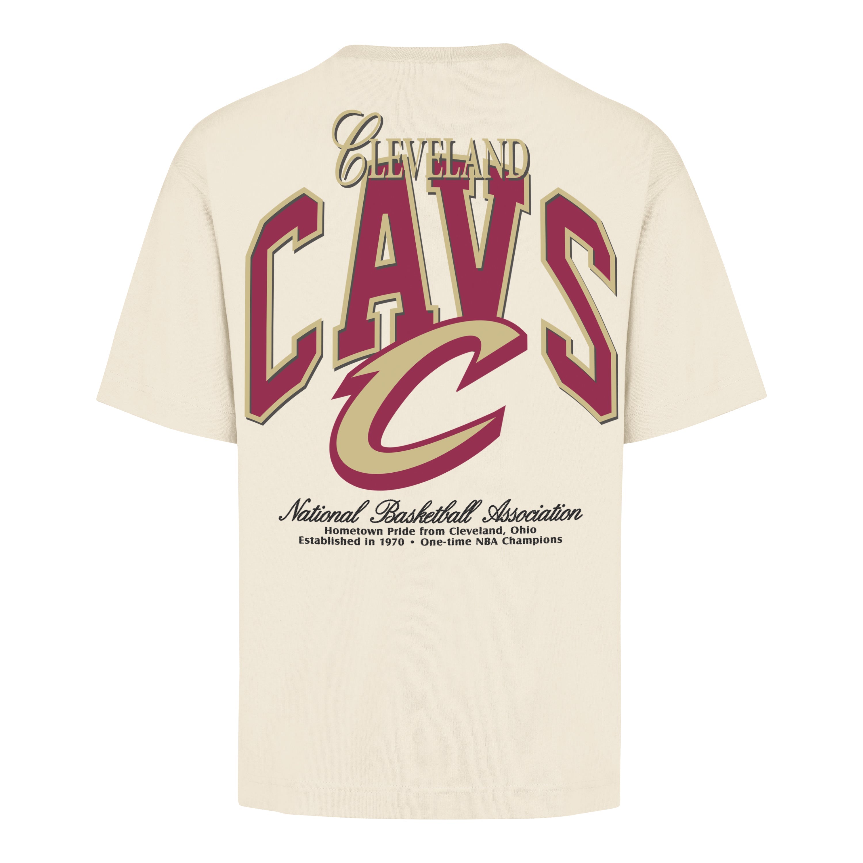 CLEVELAND CAVALIERS BACK DOOR POCKET '47 FOUNDATION TEE CREAM