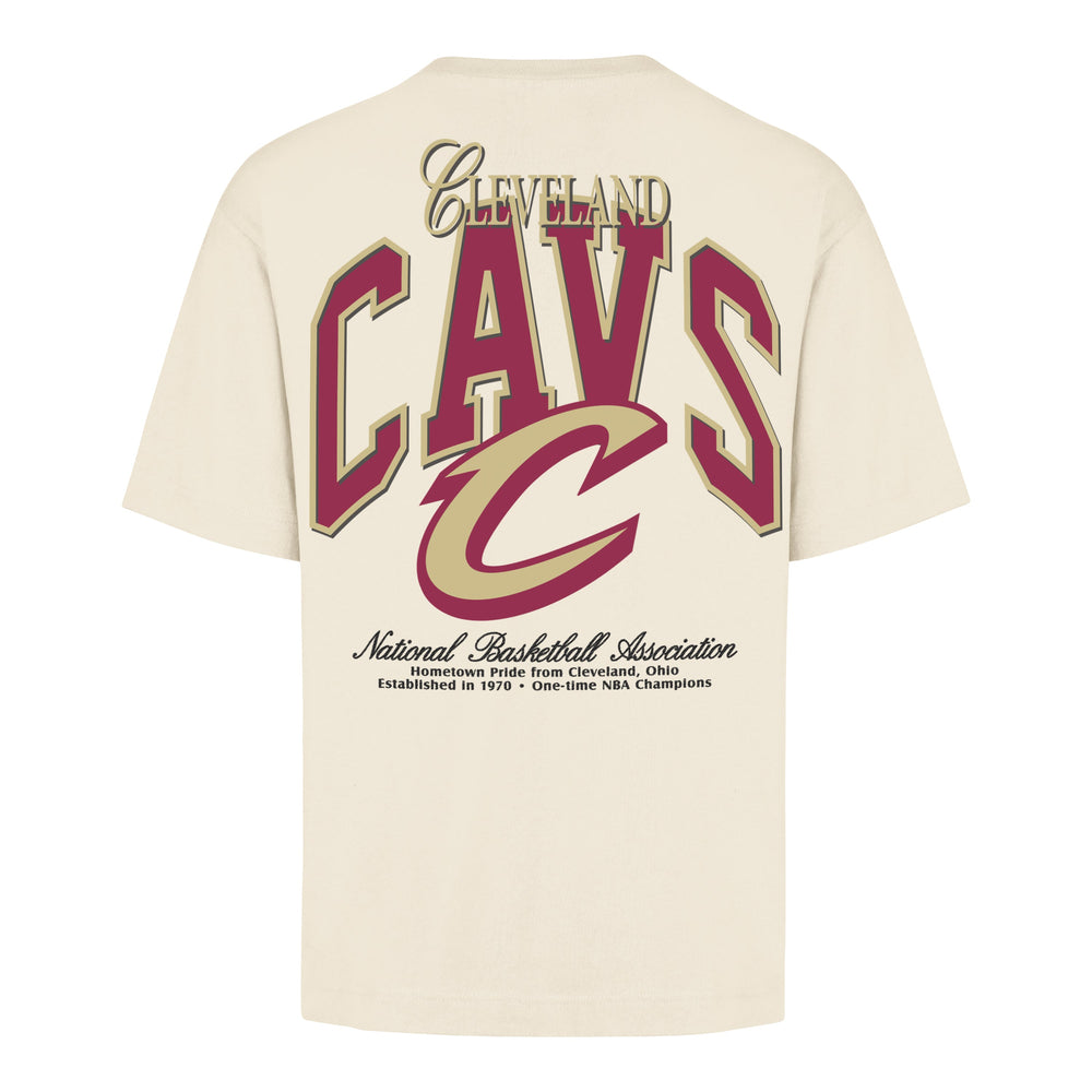 CLEVELAND CAVALIERS BACK DOOR POCKET '47 FOUNDATION TEE CREAM