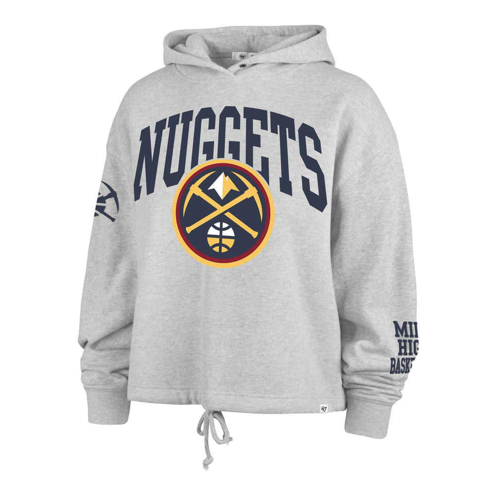 DENVER NUGGETS HIGH HOPES '47 VENICE HOOD WOMENS RELAY GREY