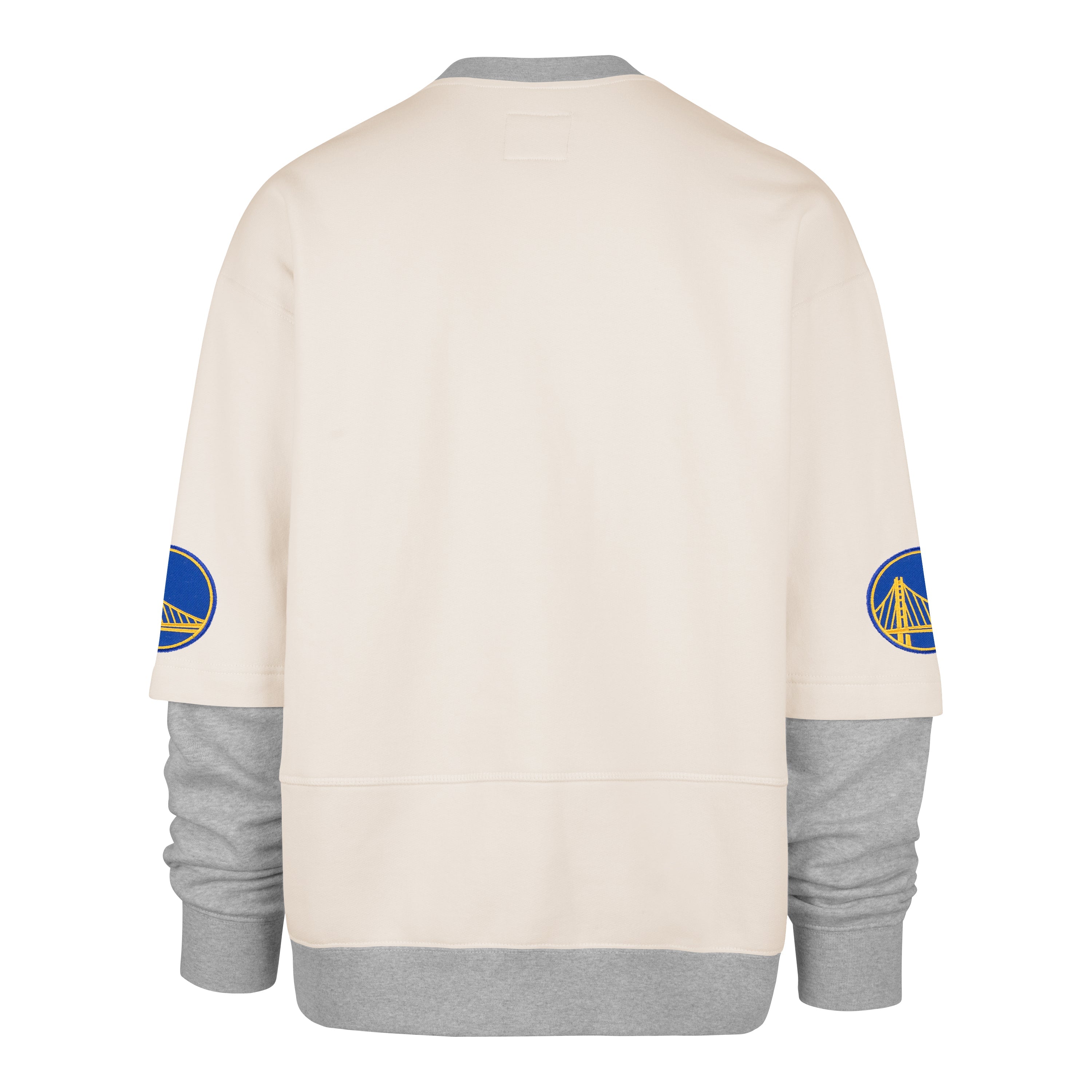 GOLDEN STATE WARRIORS TRIFECTA '47 DOUBLE LAYERED SNAP CREW CREAM