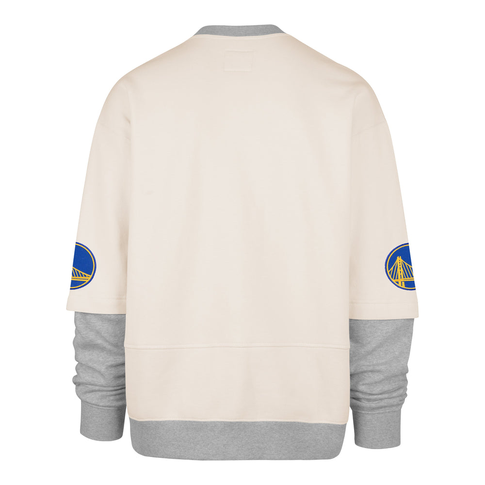 GOLDEN STATE WARRIORS TRIFECTA '47 DOUBLE LAYERED SNAP CREW CREAM