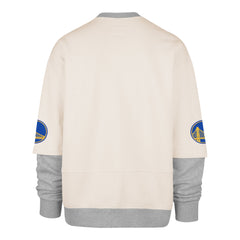 GOLDEN STATE WARRIORS TRIFECTA '47 DOUBLE LAYERED SNAP CREW CREAM