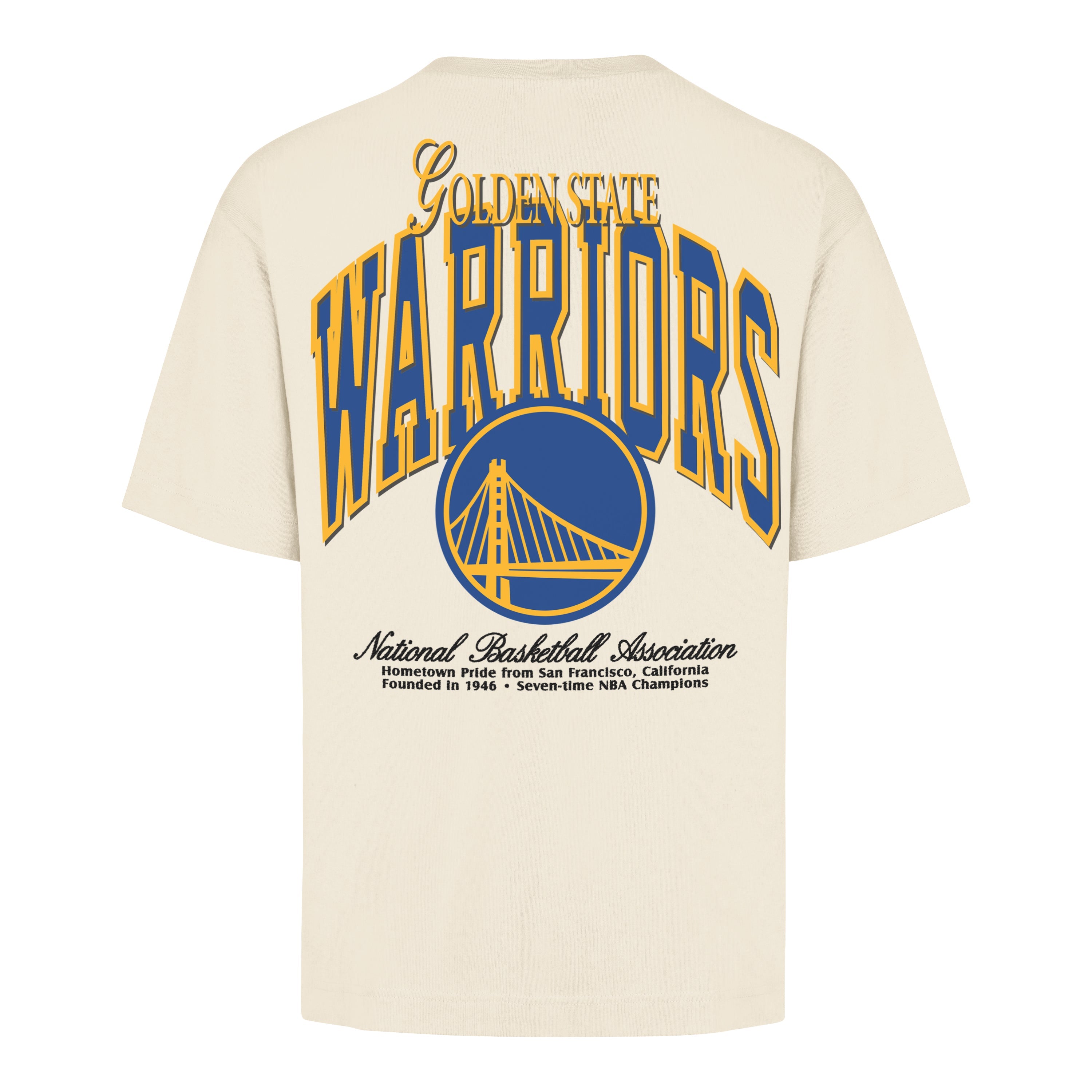 GOLDEN STATE WARRIORS BACK DOOR POCKET '47 FOUNDATION TEE CREAM