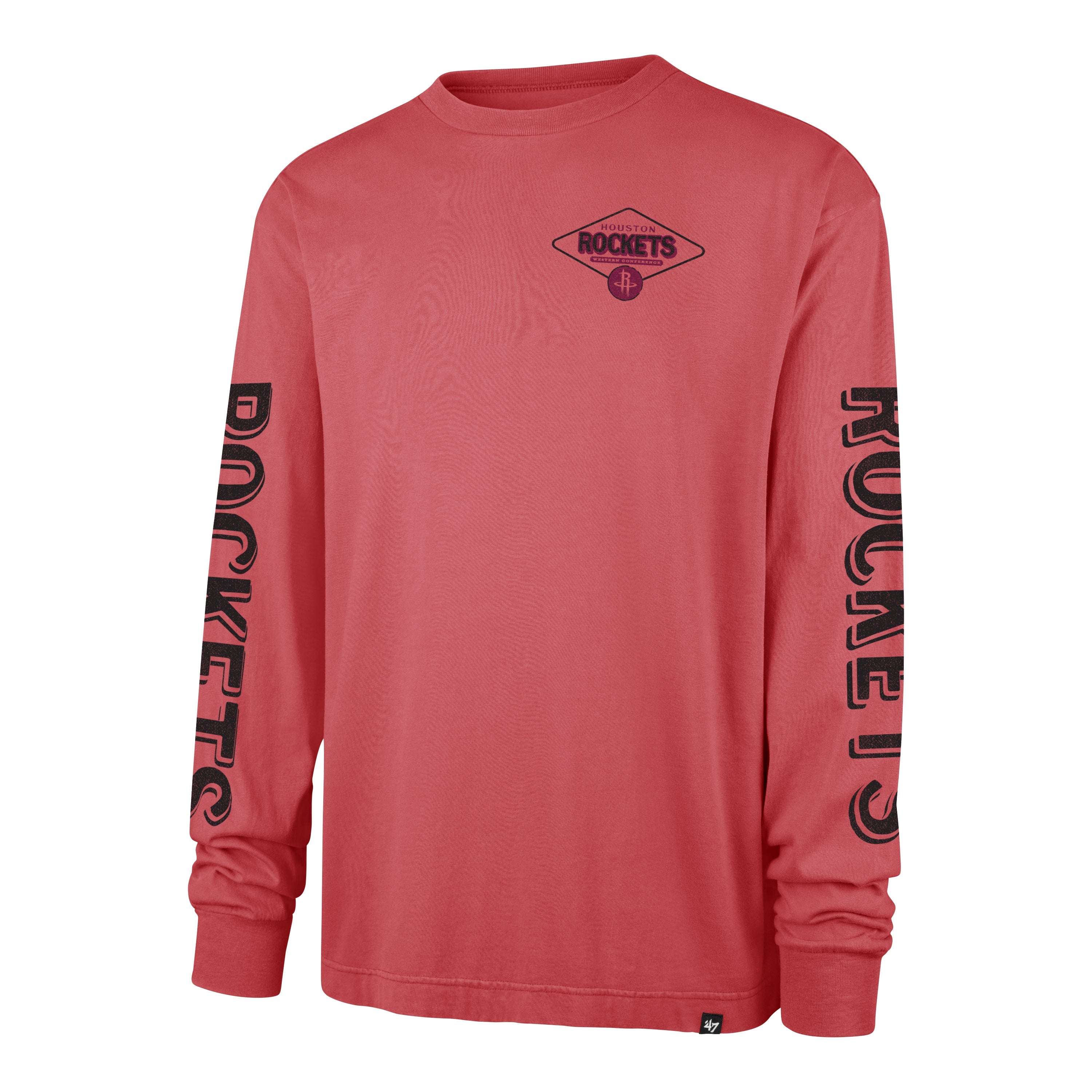HOUSTON ROCKETS CAIRN '47 RAVINE FOUNDATION LONG SLEEVE TEE CAYENNE