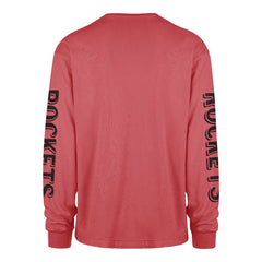 HOUSTON ROCKETS CAIRN '47 RAVINE FOUNDATION LONG SLEEVE TEE CAYENNE
