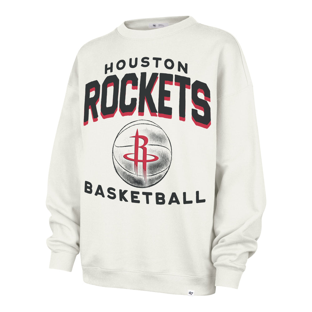 HOUSTON ROCKETS ARCH CLOUD '47 OVERSIZED CREW WOMENS SANDSTONE
