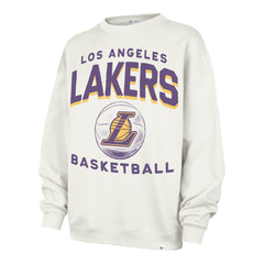 LOS ANGELES LAKERS ARCH CLOUD '47 OVERSIZED CREW WOMENS SANDSTONE