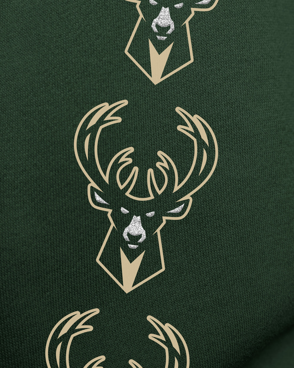 MILWAUKEE BUCKS GO BIG '47 OVERSIZED CREW WOMENS DARK GREEN