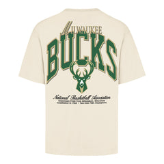 MILWAUKEE BUCKS BACK DOOR POCKET '47 FOUNDATION TEE CREAM