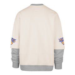 NEW YORK KNICKS TRIFECTA '47 DOUBLE LAYERED SNAP CREW CREAM