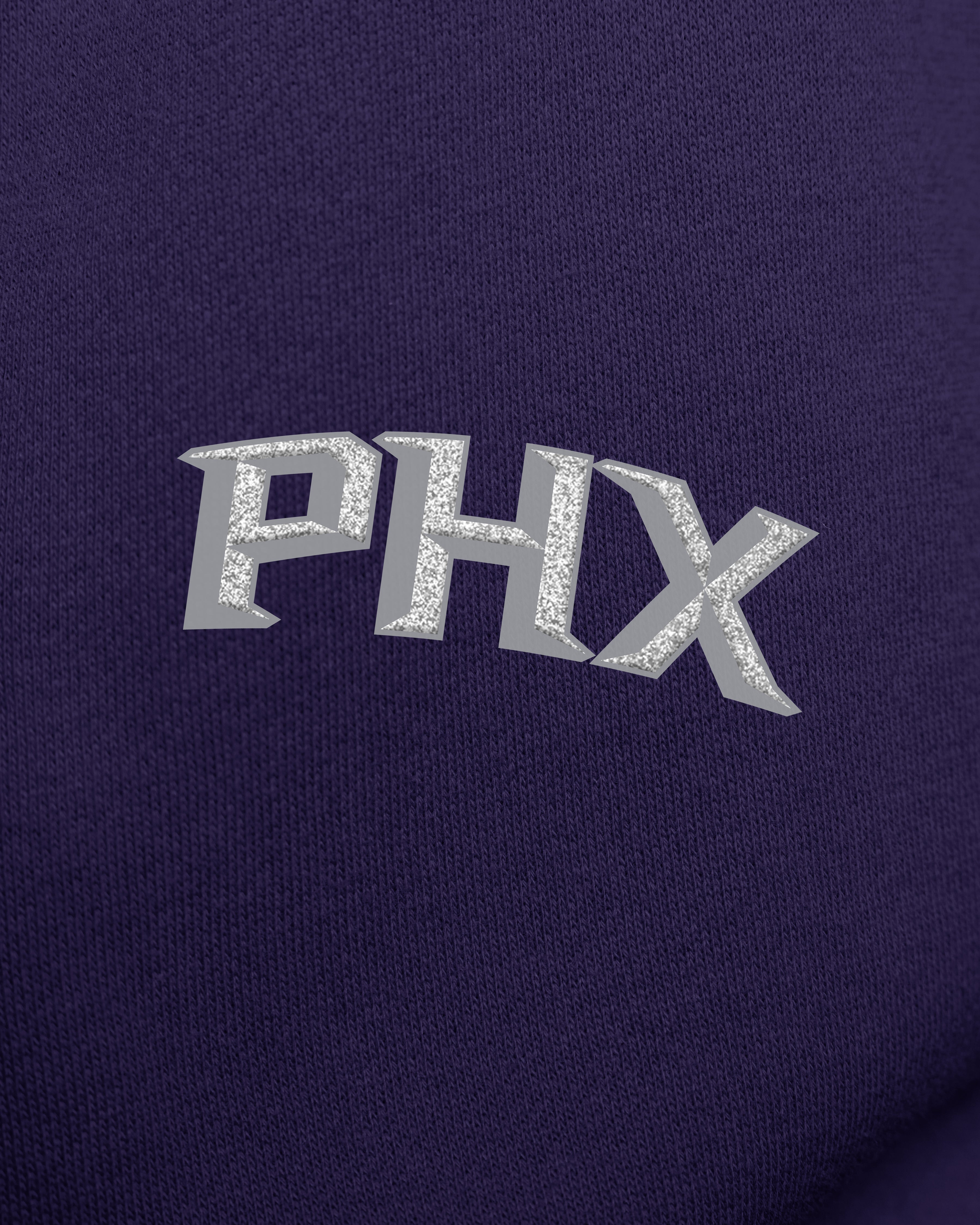 PHOENIX SUNS GO BIG '47 OVERSIZED CREW WOMENS PURPLE
