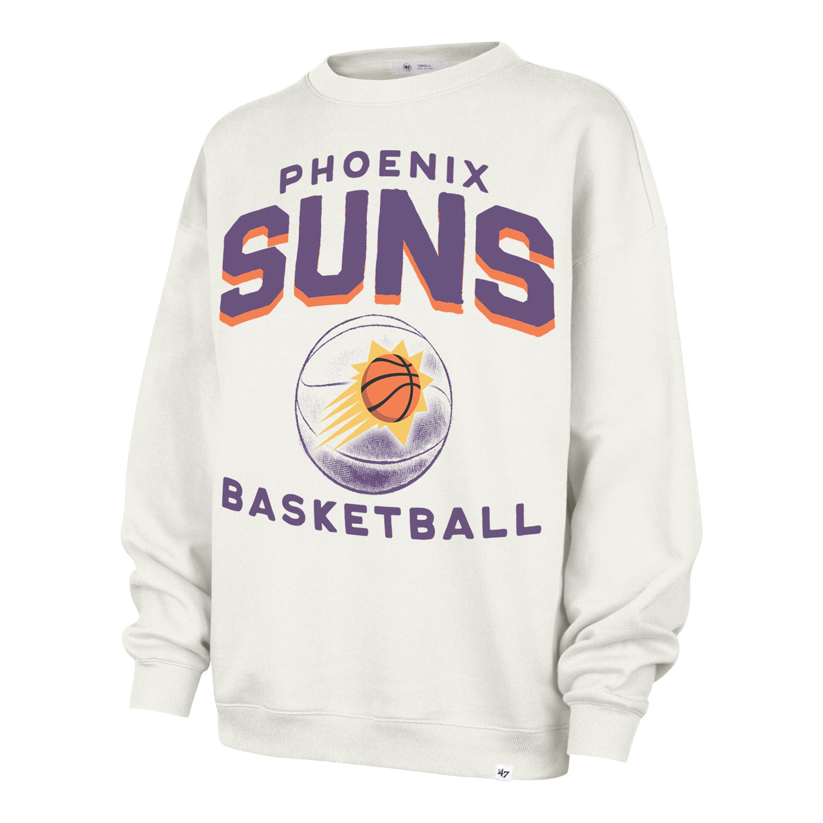 PHOENIX SUNS ARCH CLOUD '47 OVERSIZED CREW WOMENS SANDSTONE
