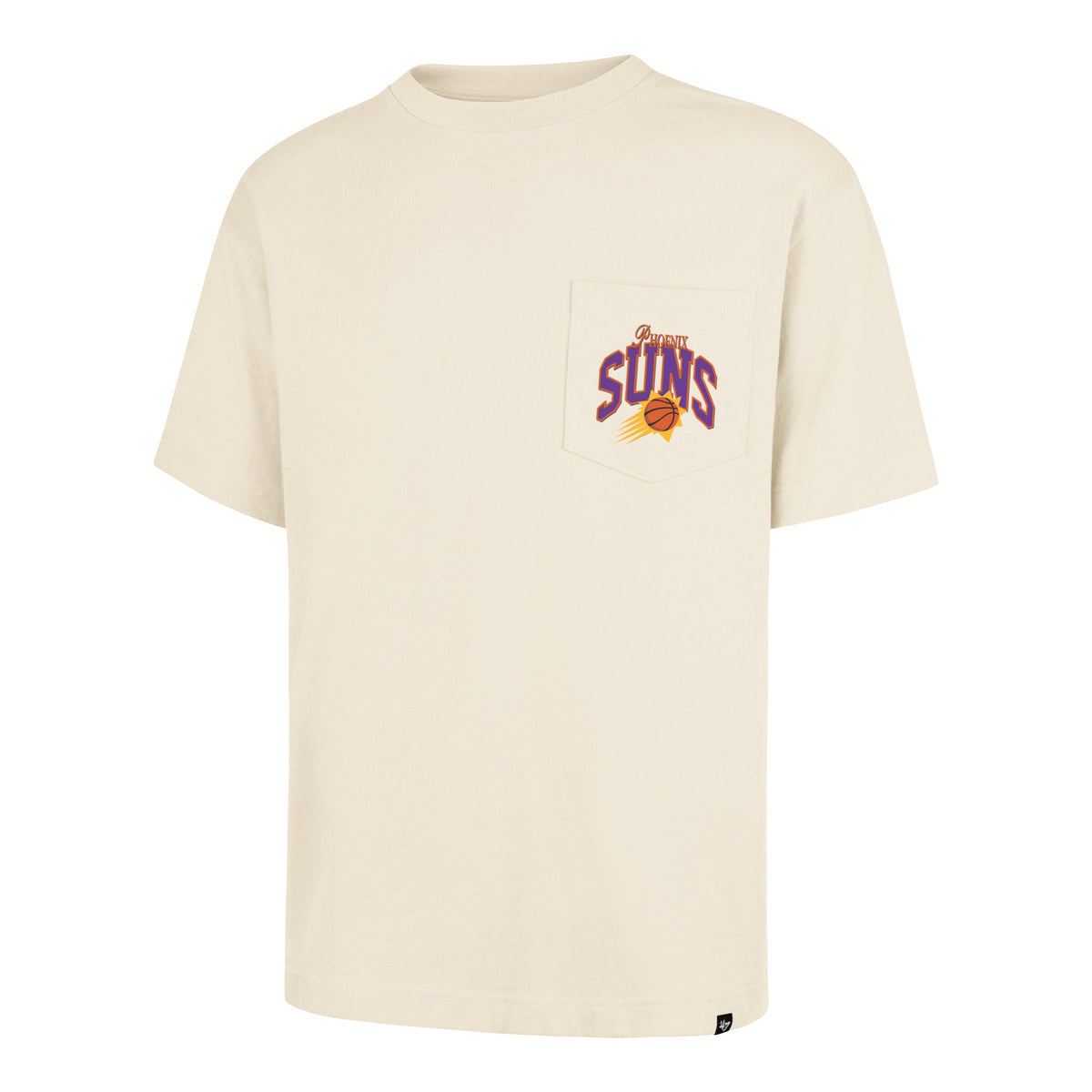 PHOENIX SUNS BACK DOOR POCKET '47 FOUNDATION TEE CREAM