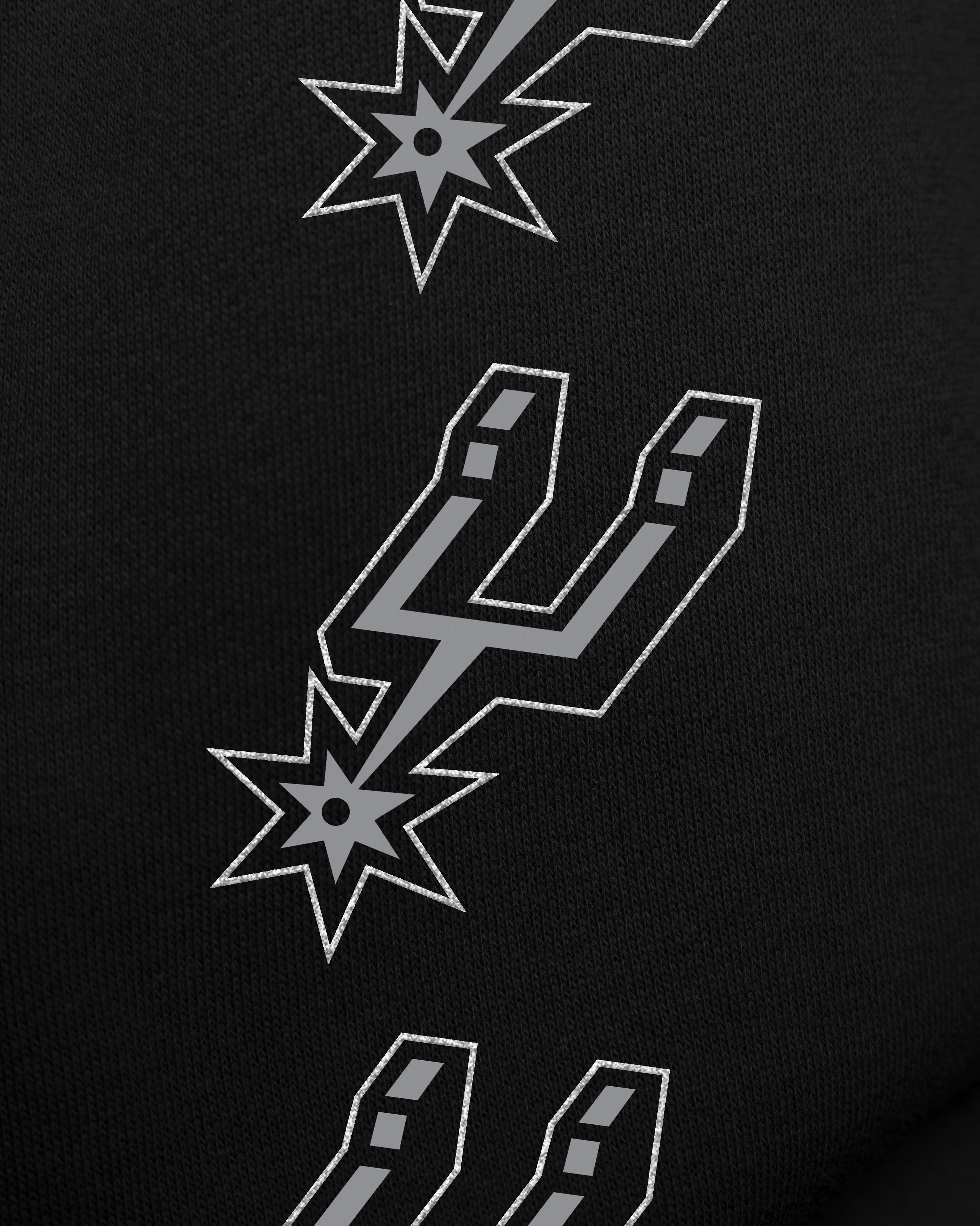 SAN ANTONIO SPURS GO BIG '47 OVERSIZED CREW WOMENS JET BLACK