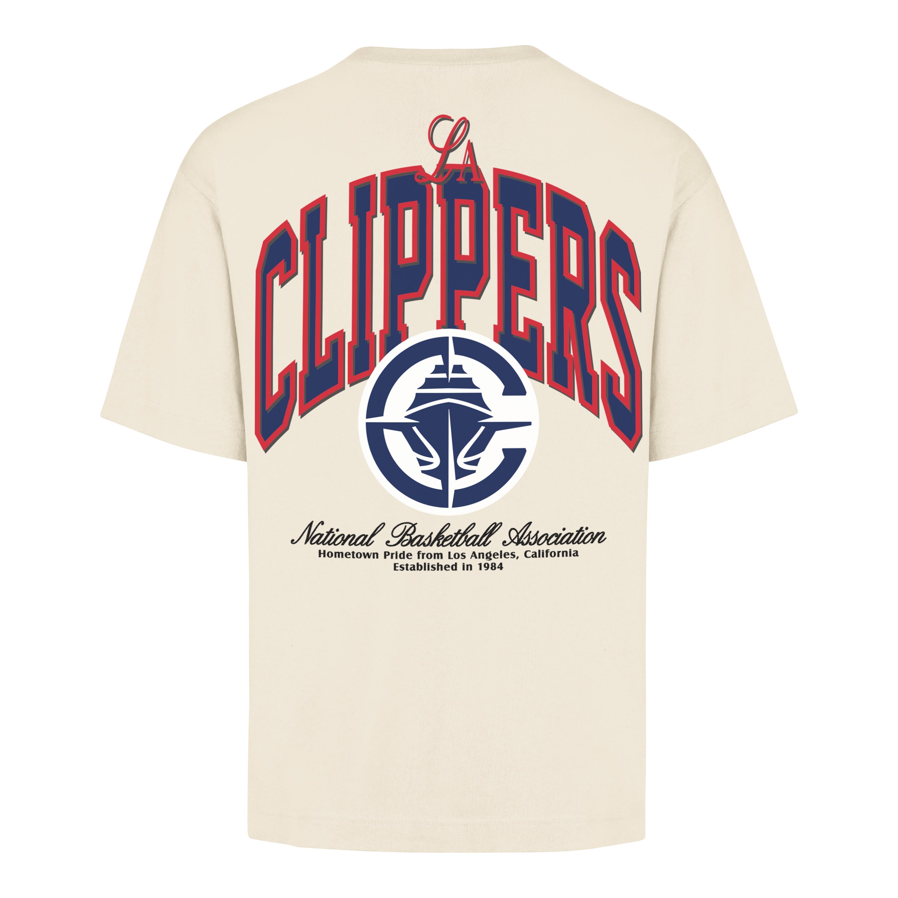 LOS ANGELES CLIPPERS BACK DOOR POCKET '47 FOUNDATION TEE CREAM