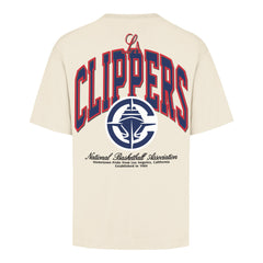 LOS ANGELES CLIPPERS BACK DOOR POCKET '47 FOUNDATION TEE CREAM