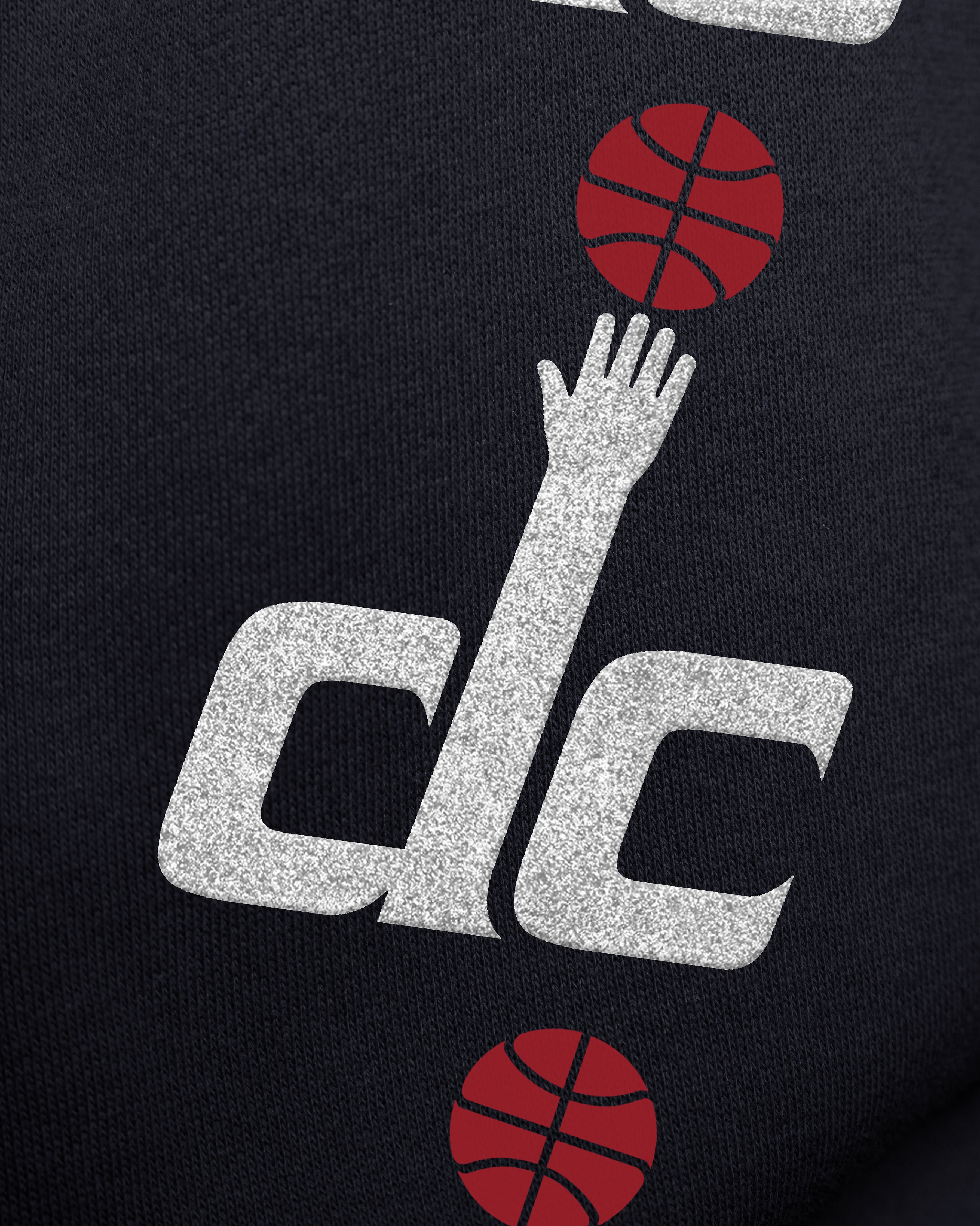 WASHINGTON WIZARDS GO BIG '47 OVERSIZED CREW WOMENS FALL NAVY