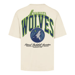 MINNESOTA TIMBERWOLVES BACK DOOR POCKET '47 FOUNDATION TEE CREAM