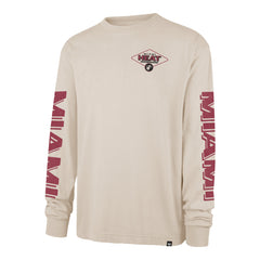 MIAMI HEAT CAIRN RAVINE '47 FOUNDATION LONG SLEEVE TEE MOJAVE