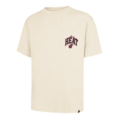 MIAMI HEAT BACK DOOR POCKET '47 FOUNDATION TEE CREAM