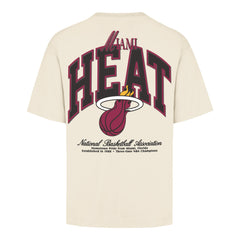 MIAMI HEAT BACK DOOR POCKET '47 FOUNDATION TEE CREAM