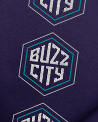 CHARLOTTE HORNETS GO BIG '47 OVERSIZED CREW WOMENS PURPLE